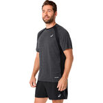 V&ecirc;tements ASICS ASICS Road Maillot de course Hommes-noir