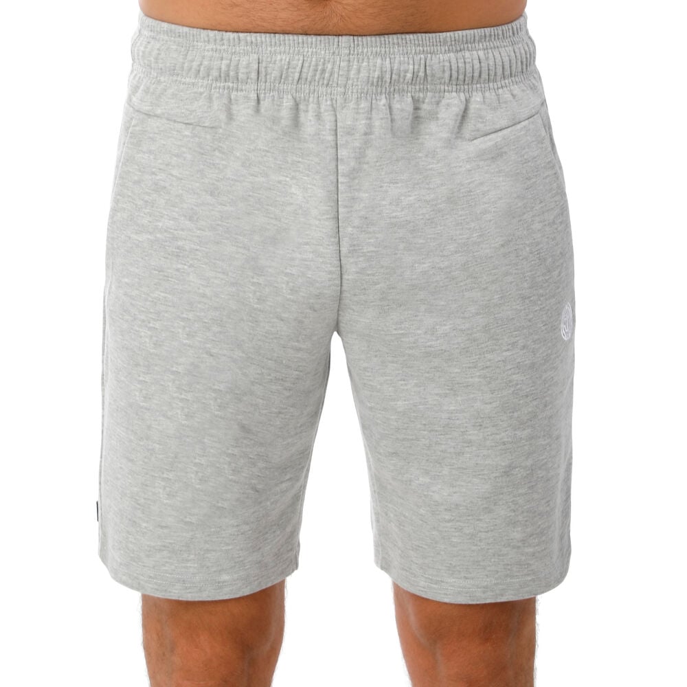 BIDI BADU Danyo Basic Shorts Hommes - Gris Clair , Blanc