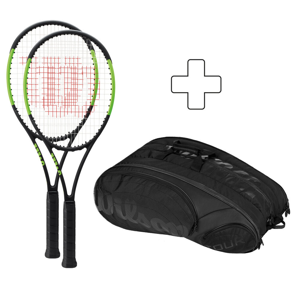 Wilson 2x Blade 98S Countervail + Sac De Tennis