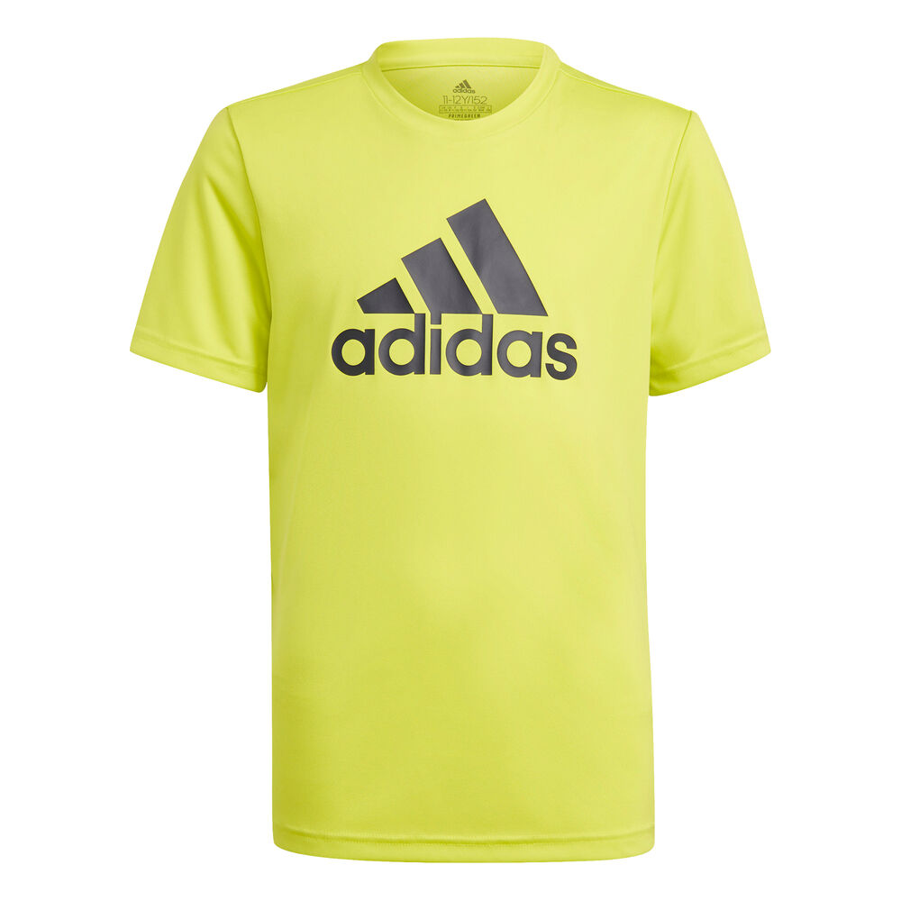 adidas Big Logo T-shirt Garçons - Jaune , Bleu Foncé
