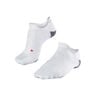 RU5 Invisible Chaussettes De Running Hommes-Blanc,Gris