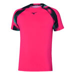 Vêtements Mizuno Mizuno Frontier Shadow T-shirt Hommes-Pink,Multicouleur