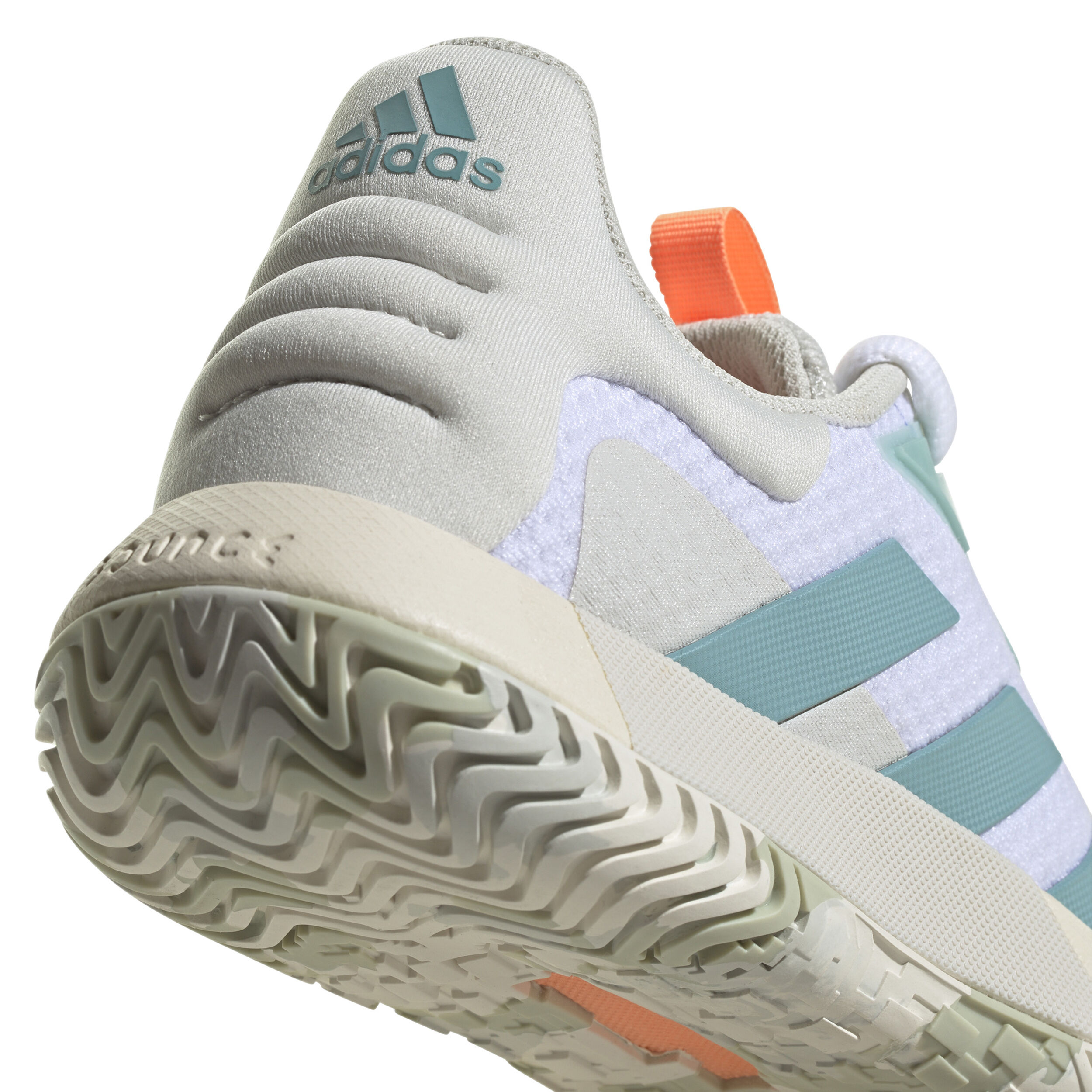 Buy adidas SoleMatch Control Chaussures Toutes Surfaces Femmes Blanc Orange online Tennis Point FR