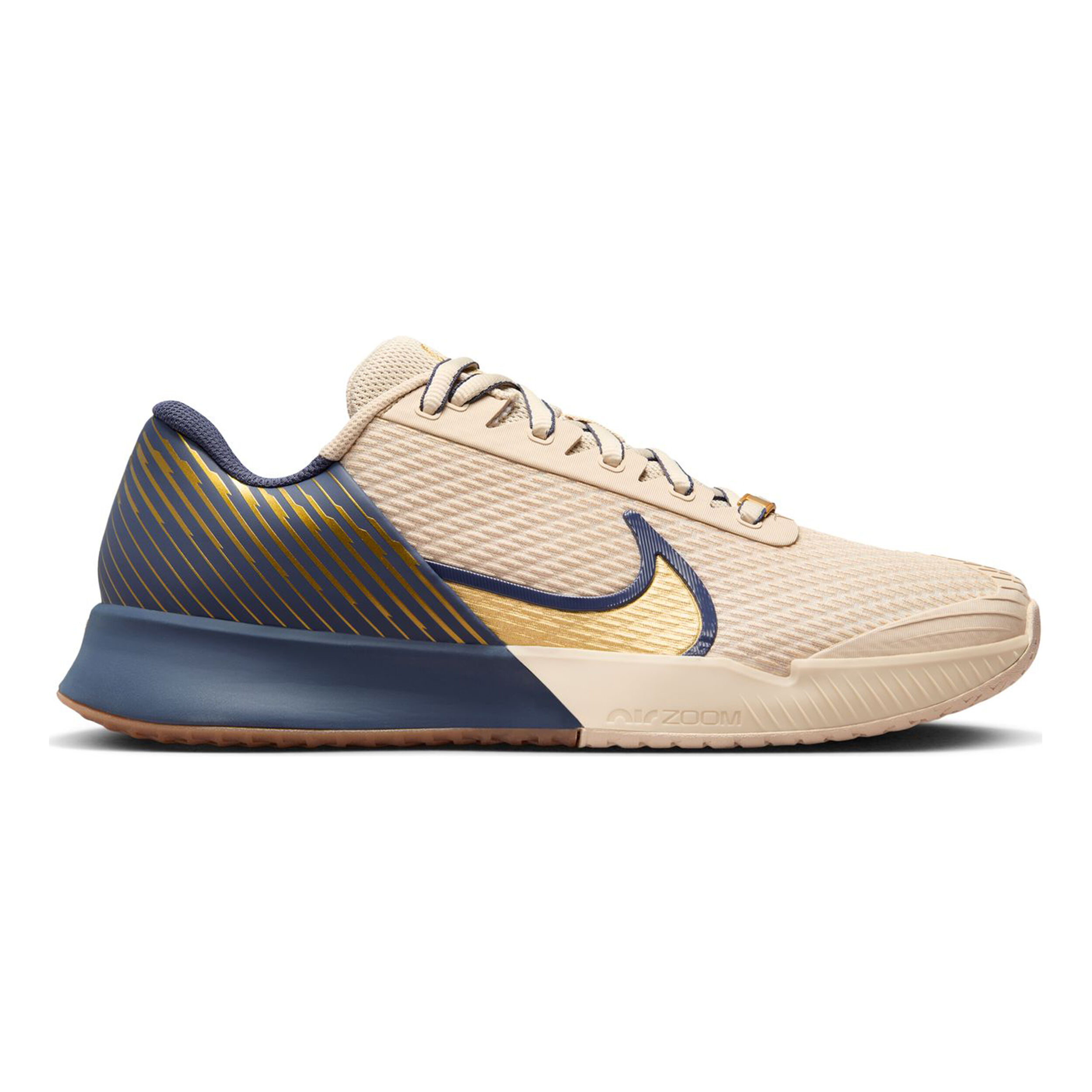Air Zoom Vapor Pro 2 PRM Chaussures Toutes Surfaces Hommes Beige Bleu Fonce