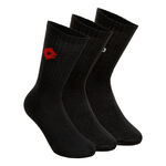 Vêtements Lotto Lotto Chaussettes De Tennis Pack De 3-Noir