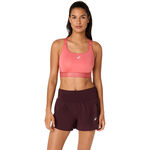 V&ecirc;tements ASICS ASICS Road Compression Soutien-gorge sport Femmes-corail