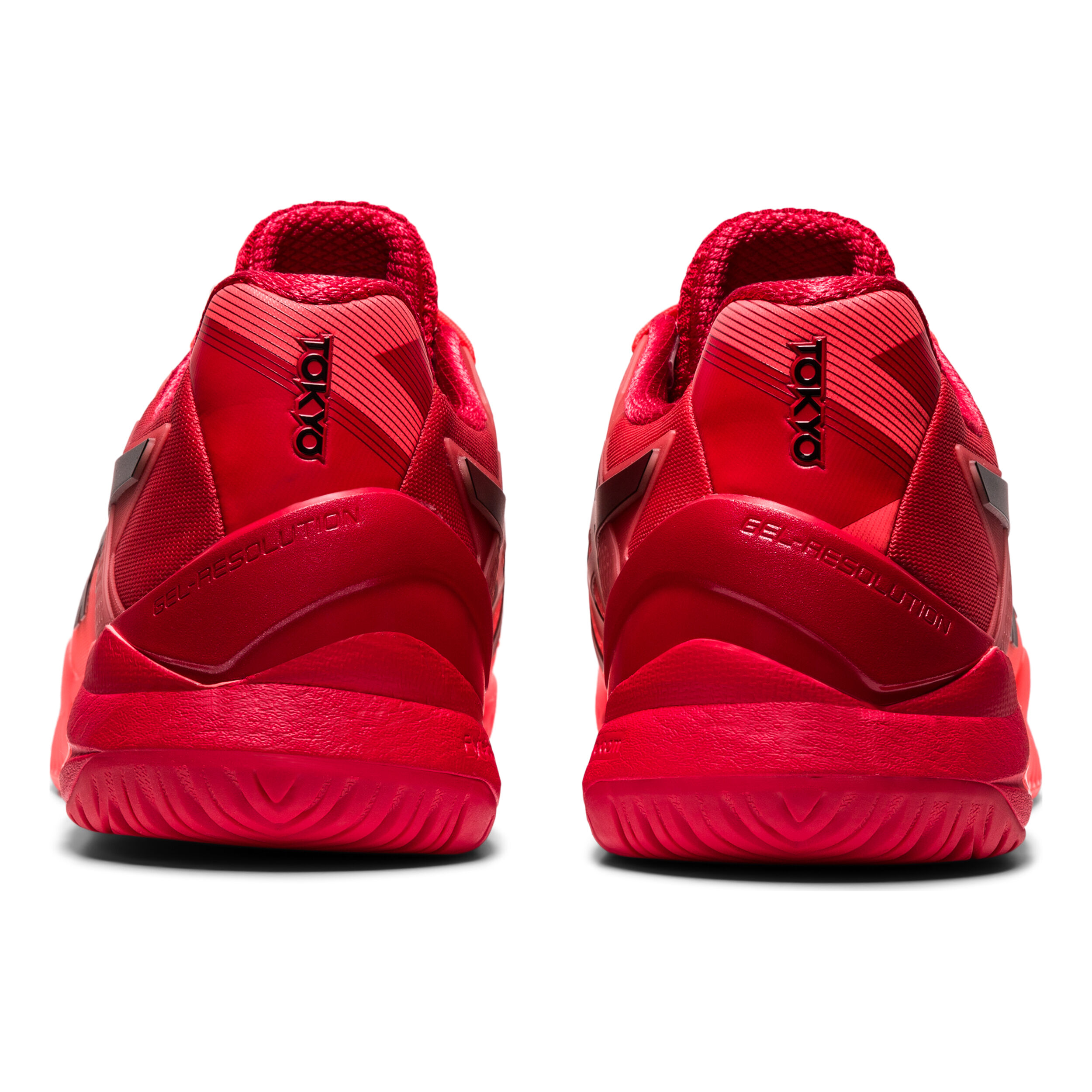 Buy ASICS Gel Resolution 8 Tokyo Chaussures Toutes Surfaces Hommes Rouge Fluo Noir online Tennis Point FR