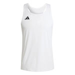 Vêtements adidas adidas Adizero Essential Débardeur Tank Top Hommes-Blanc
