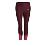 V&ecirc;tements Mizuno Mizuno Impulse Core 3/4 Collant De Course Femmes-Violet