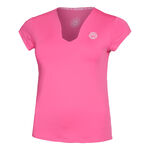 Vêtements BIDI BADU BIDI BADU Bella 2.0 Tech V-Neck T-shirt Femmes-Pink,Blanc