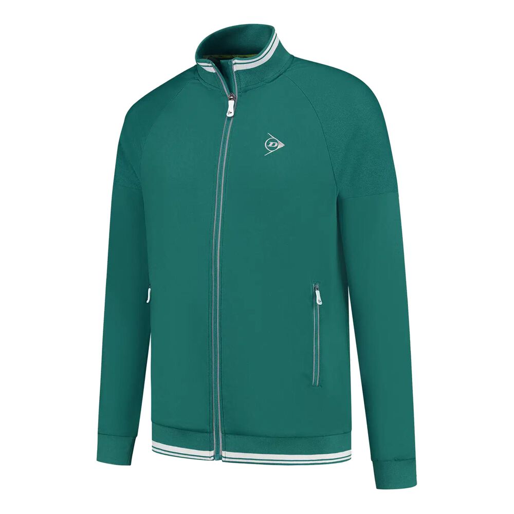 Dunlop Club Knitted Veste De Survêtement Hommes - Vert Foncé