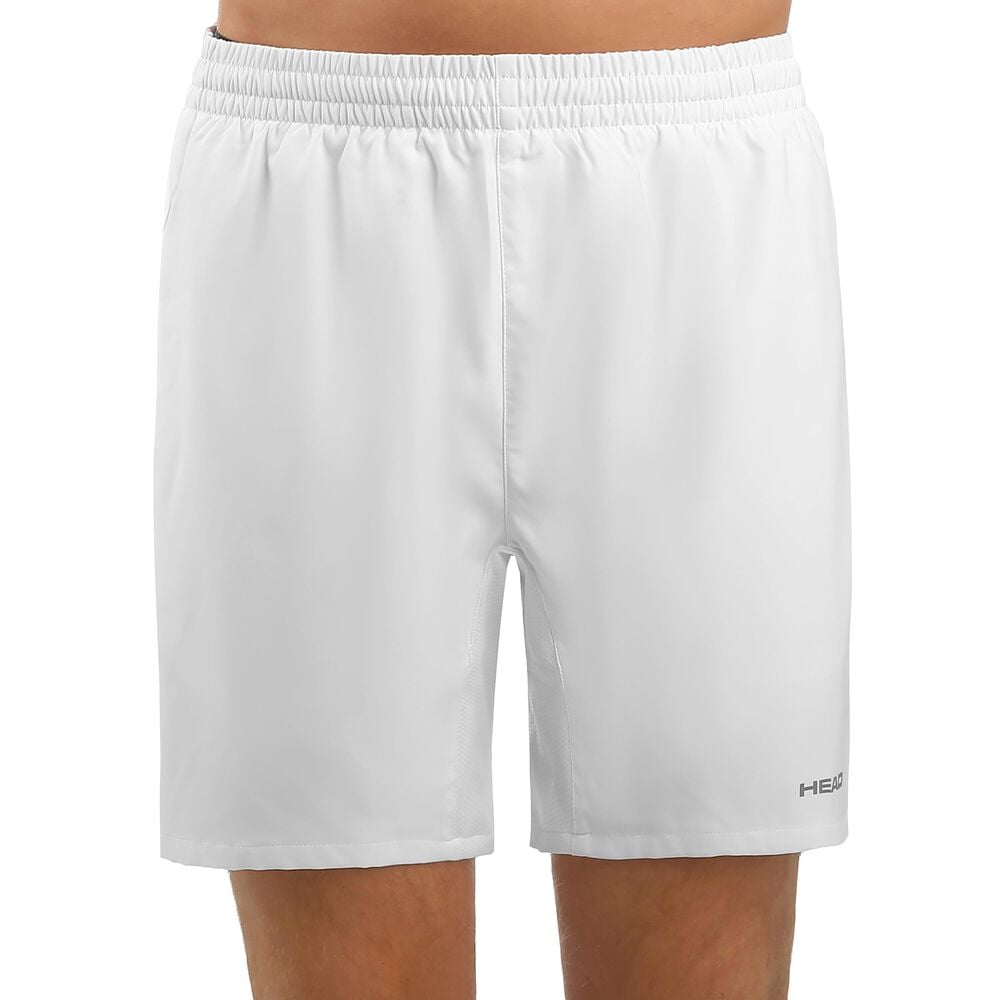 HEAD Club Shorts Hommes - Blanc , Argent
