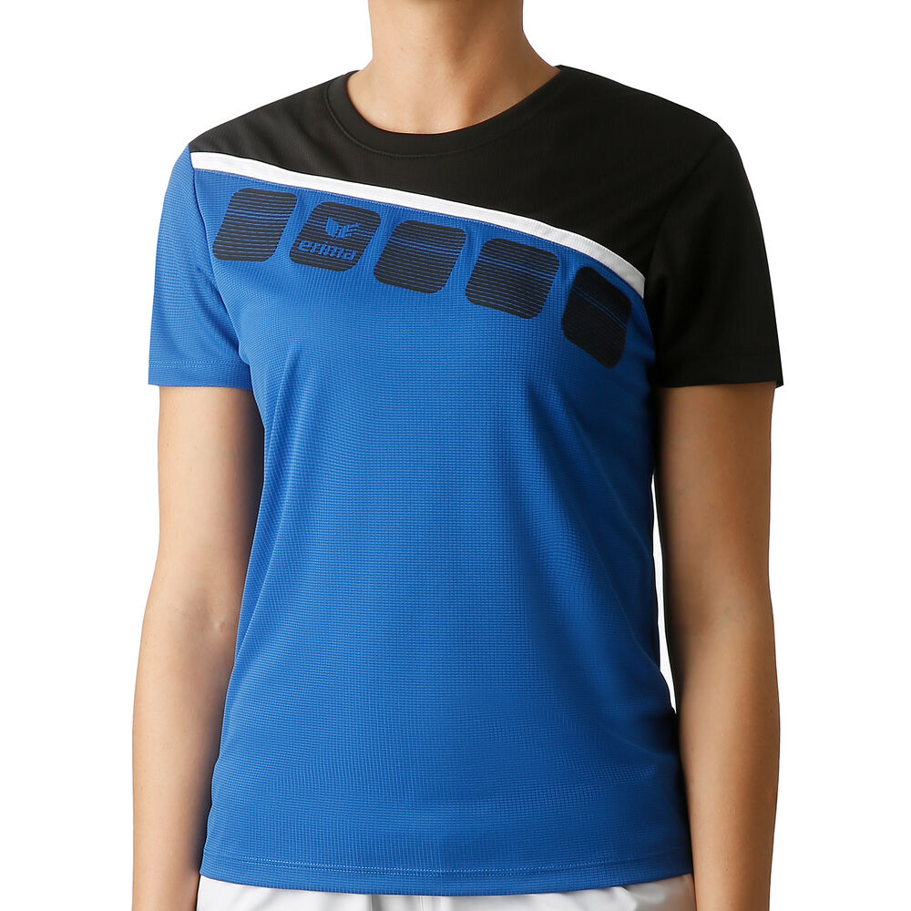 Erima 5-C Function T-shirt Femmes - Bleu , Noir