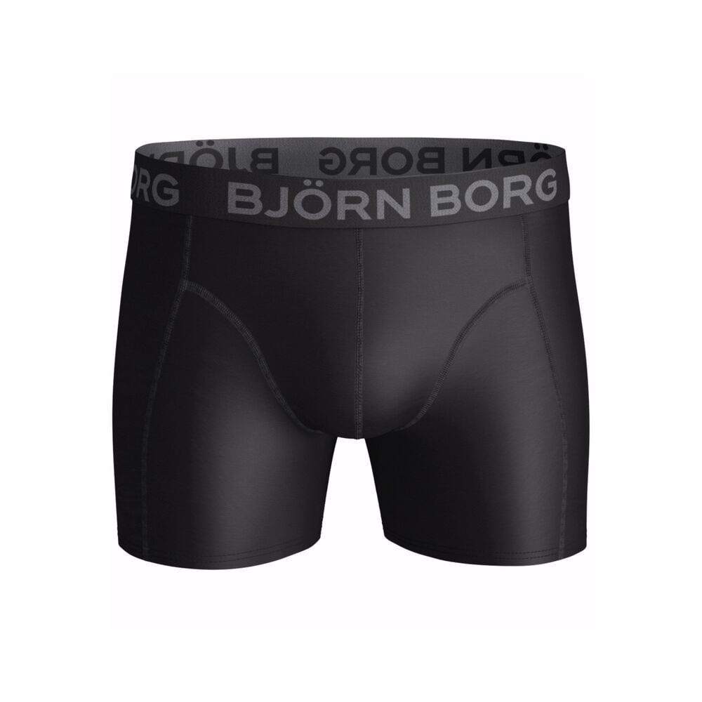 Björn Borg Sammy Solid Caleçon Hommes - Noir , Gris