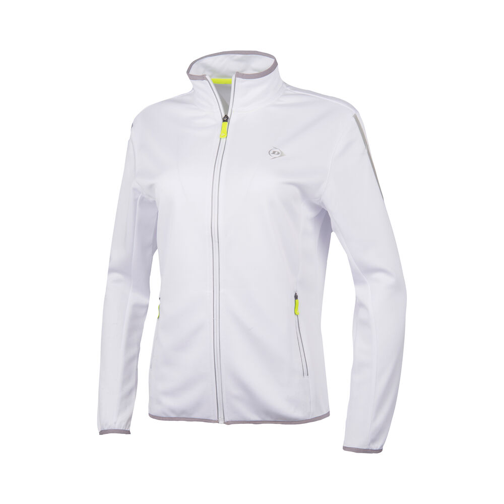 Dunlop Knitted Veste De Survêtement Filles - Blanc , Argent