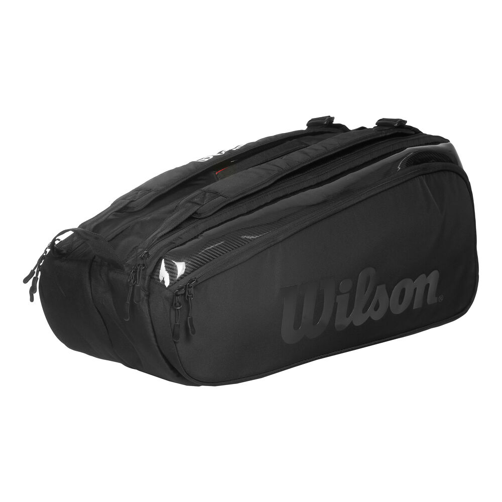 Wilson Super Tour Housse De Raquette Lot De 9 - Noir