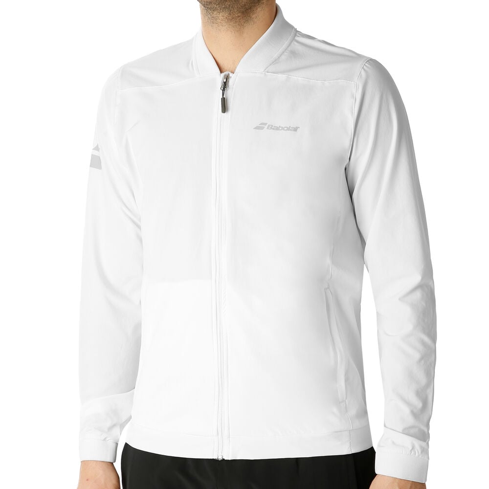 Babolat Play Veste De Survêtement Hommes - Blanc , Gris