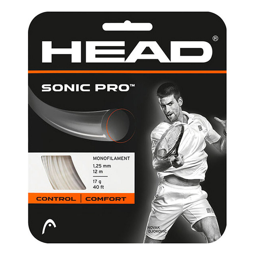 HEAD Sonic Pro Cordage En Garniture 12m - Blanc