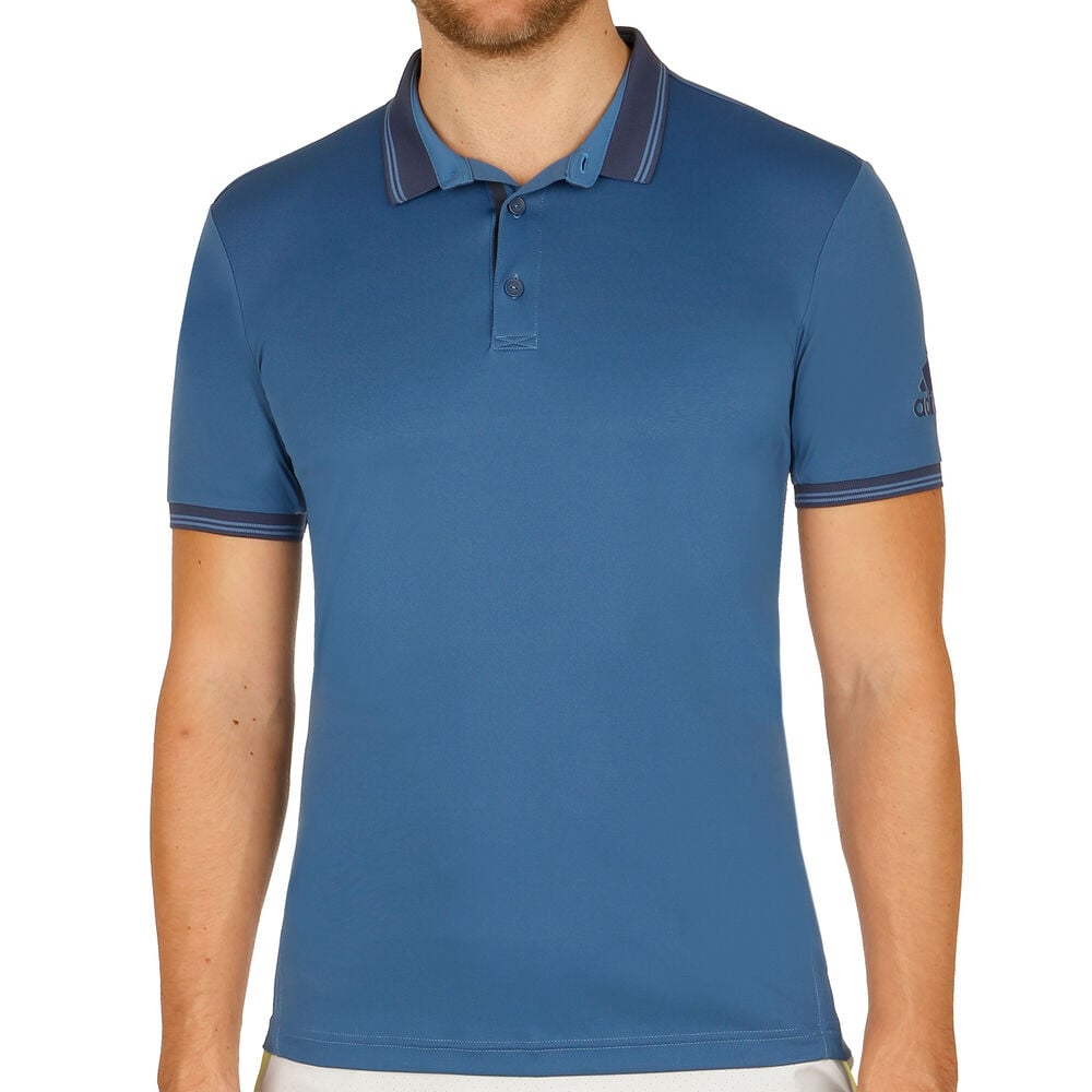 adidas Pique Polo Hommes - Bleu , Bleu Foncé