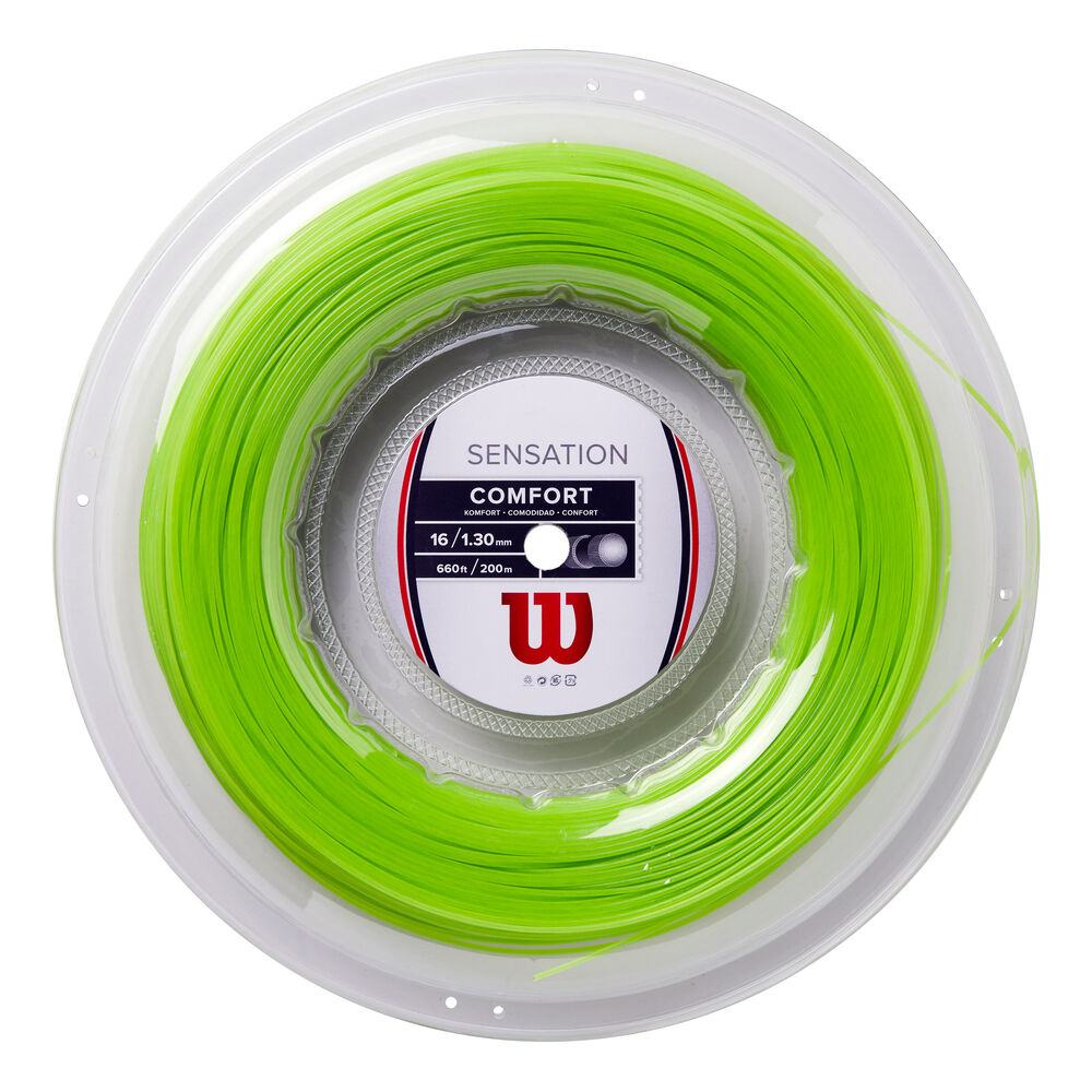 Wilson Sensation 16 200m Bobine Cordage - Vert Fluo