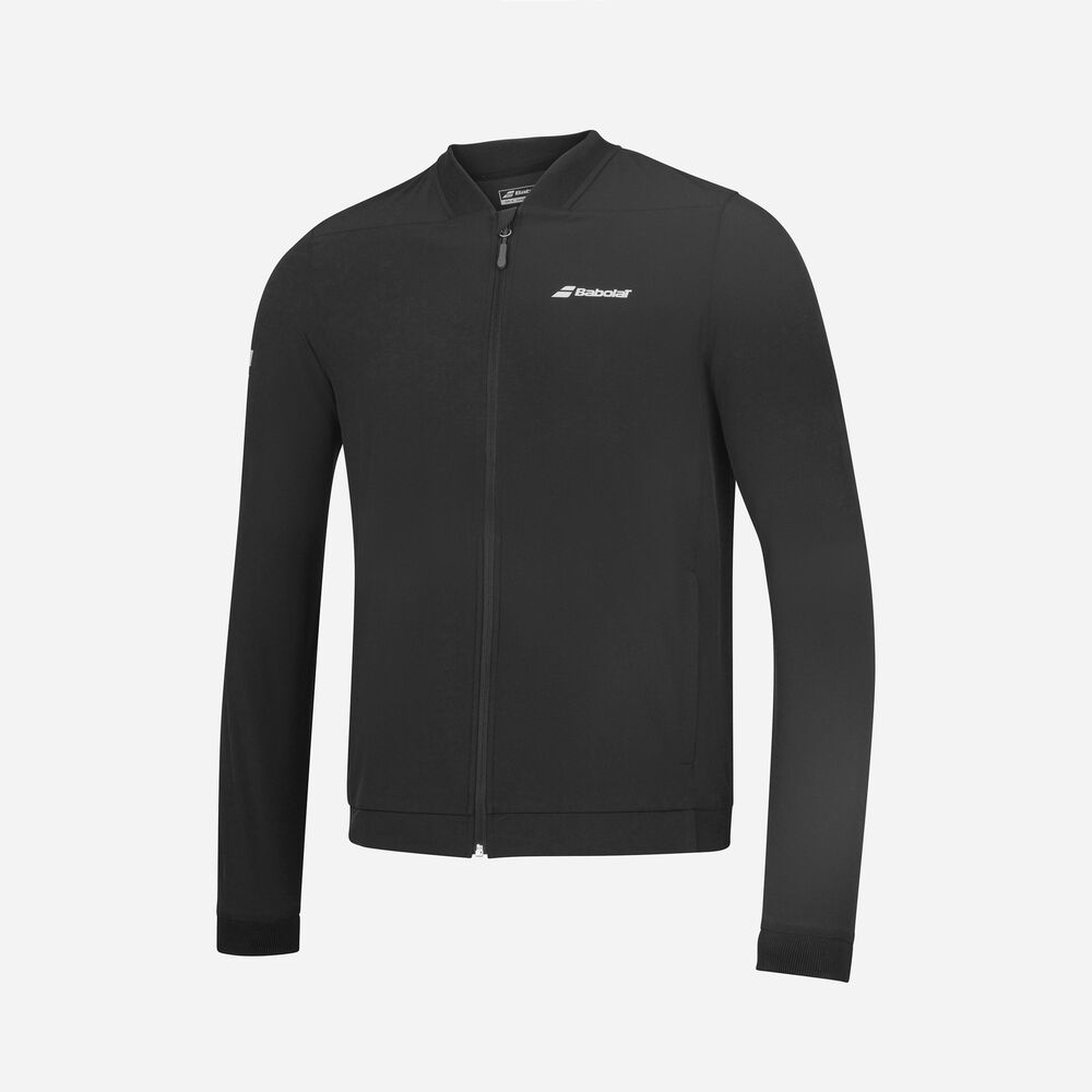 Babolat Play Veste De Survêtement Garçons - Noir , Blanc