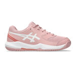 Chaussures de tennis ASICS ASICS GEL-DEDICATE 8 GS Chaussures toutes surfaces Enfants-ros&eacute;, blanc