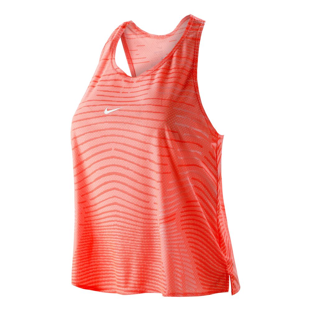 Nike Pro CLN Net Débardeur Tank Top Femmes - Corail , Argent
