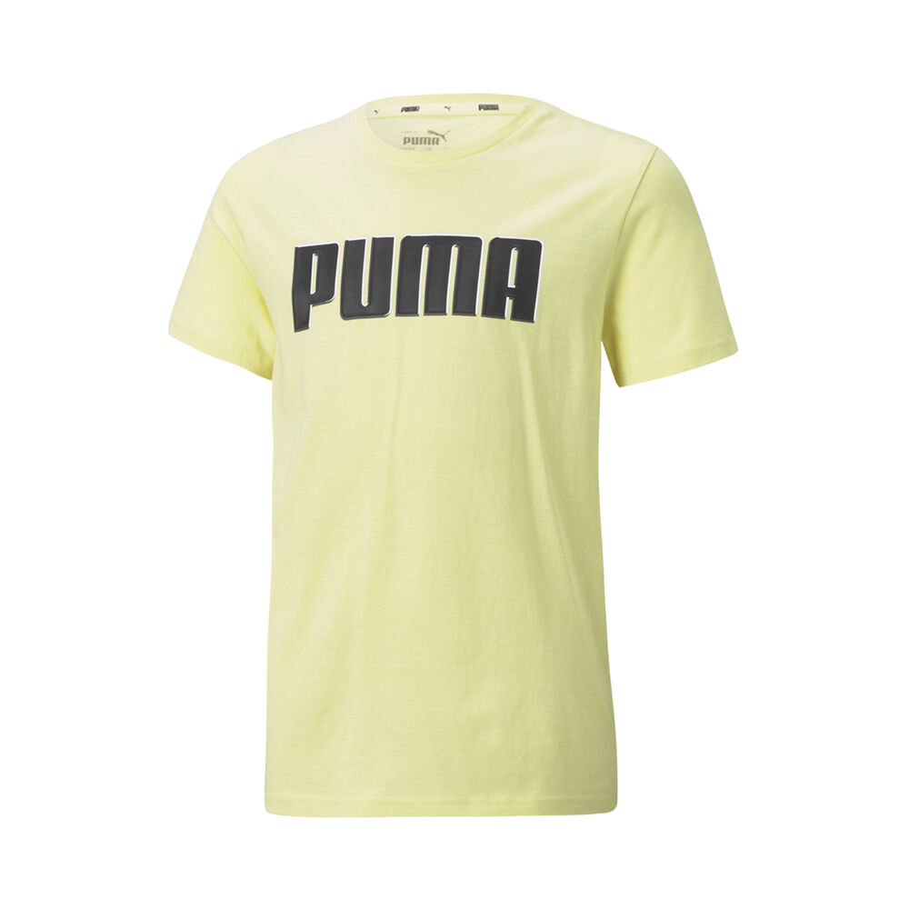 Puma Alpha Graphic T-shirt Garçons - Jaune , Noir