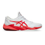 Chaussures de tennis ASICS ASICS Court FF 3 Novak Chaussures Toutes Surfaces Hommes-Blanc,Corail