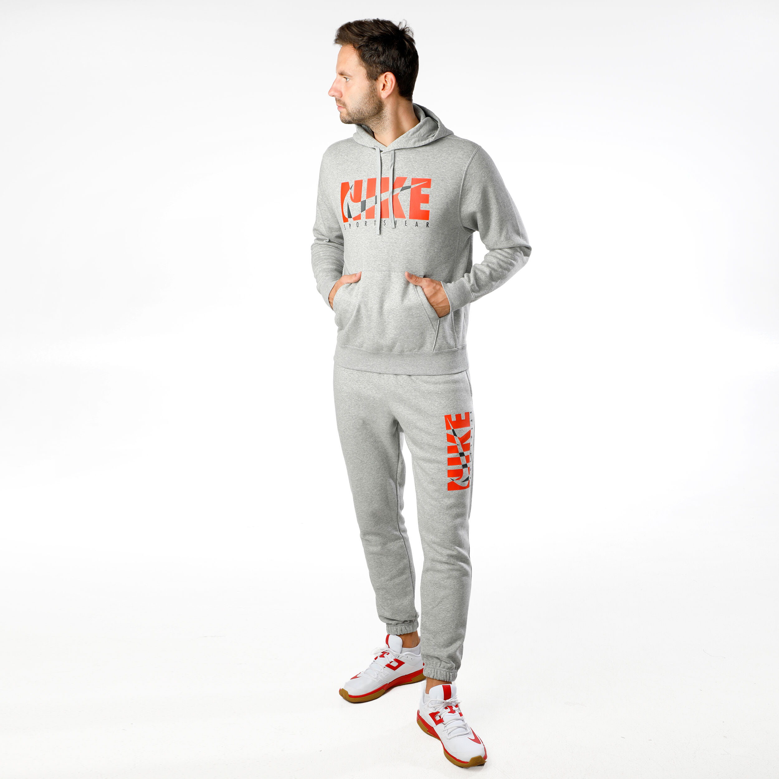 Survêtement nike orange homme deals