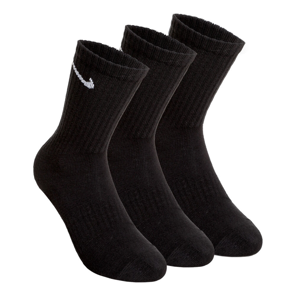 Nike Everyday Cush Crew Chaussettes De Sport Pack De 3 - Noir , Blanc