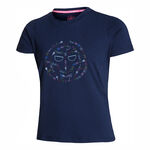 Vêtements BIDI BADU BIDI BADU Heshima Lifestyle Tee T-shirt Femmes - bleu foncé, multicouleur