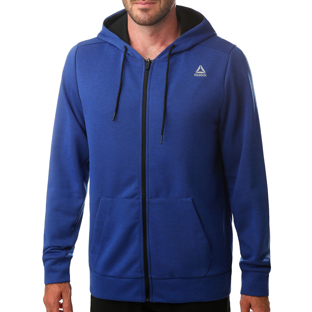 Workout Melange Double Knit Full-Zip Veste De Survêtement Hommes
