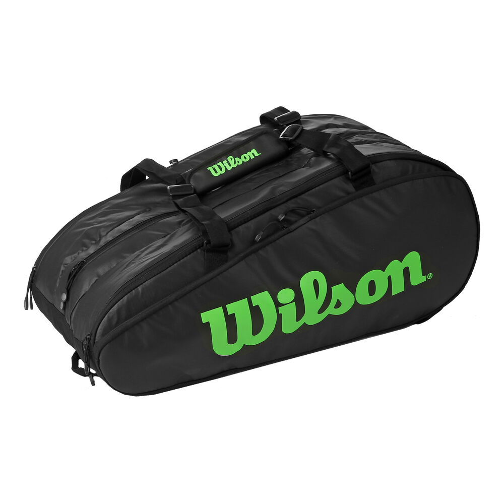 Wilson Tour 3 Comp Housse De Raquette - Noir , Vert