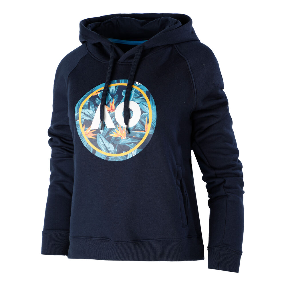Australian Open AO 2021 Floral Sweat à Capuche Femmes - Bleu Foncé , Multicouleur