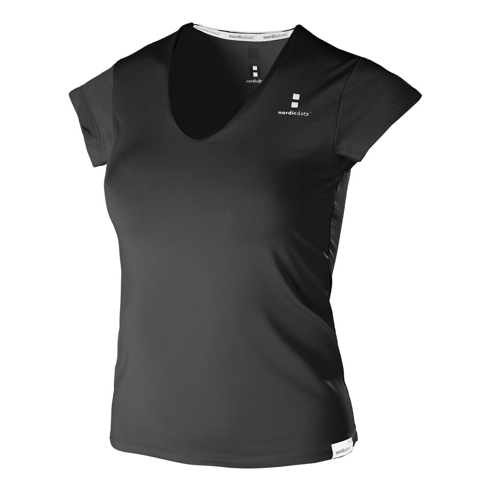 Nordicdots T-shirt Femmes - Noir