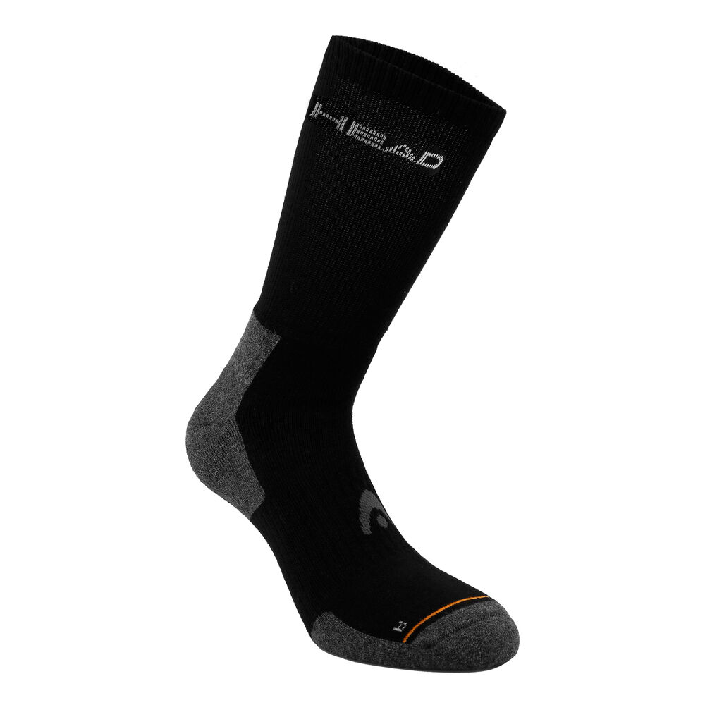HEAD Tennis Crew Athletes Chaussettes De Tennis - Noir