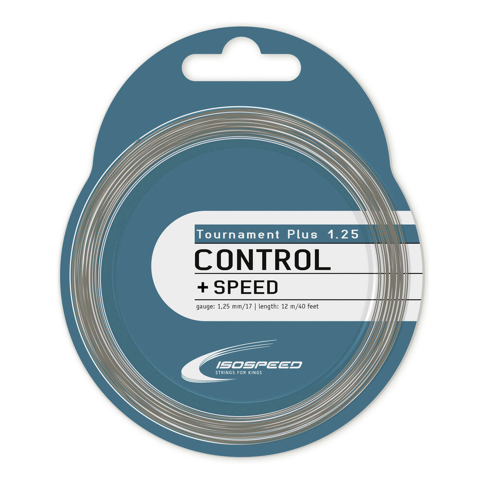Isospeed Tournament Plus Cordage En Garniture 12m - Gris