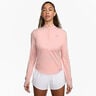 Swift Half-Zip Longsleeve Maillot de course Femmes-ros&eacute;