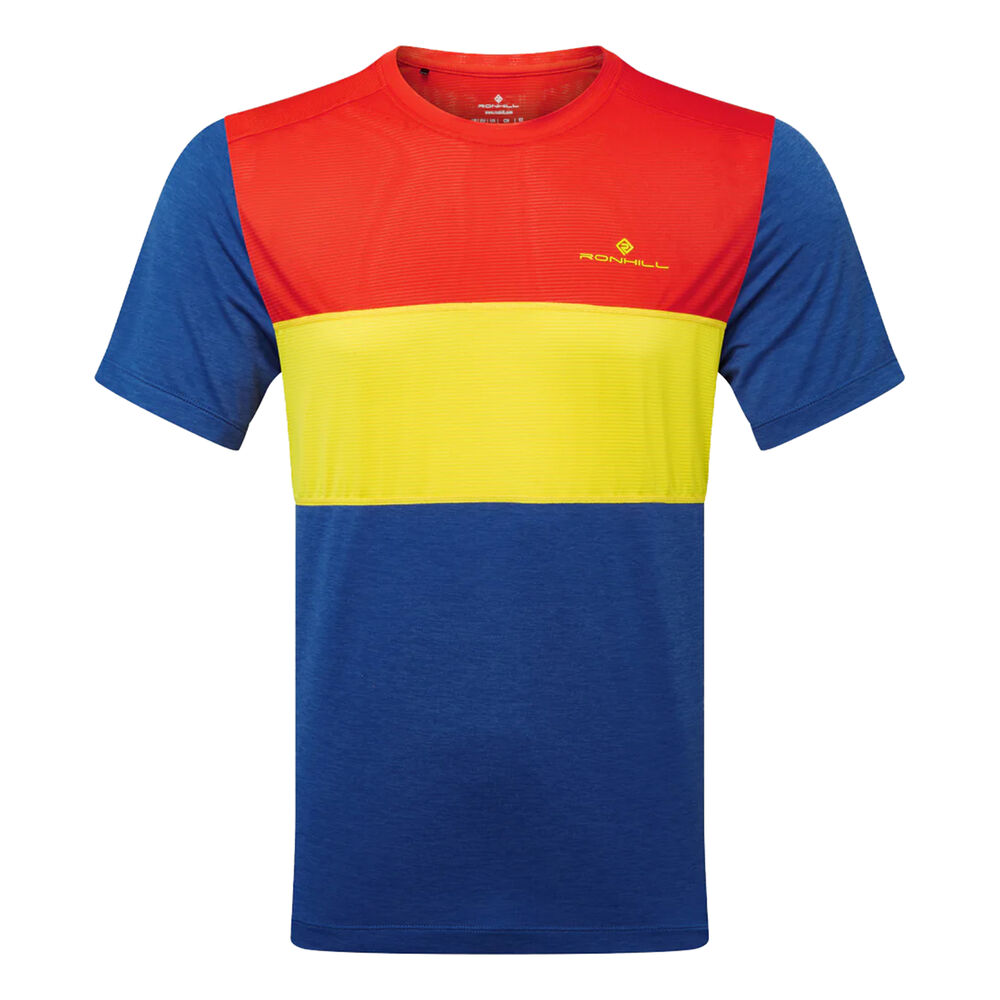 Ronhill Tech Trio Maillot De Course Hommes - Bleu , Orange