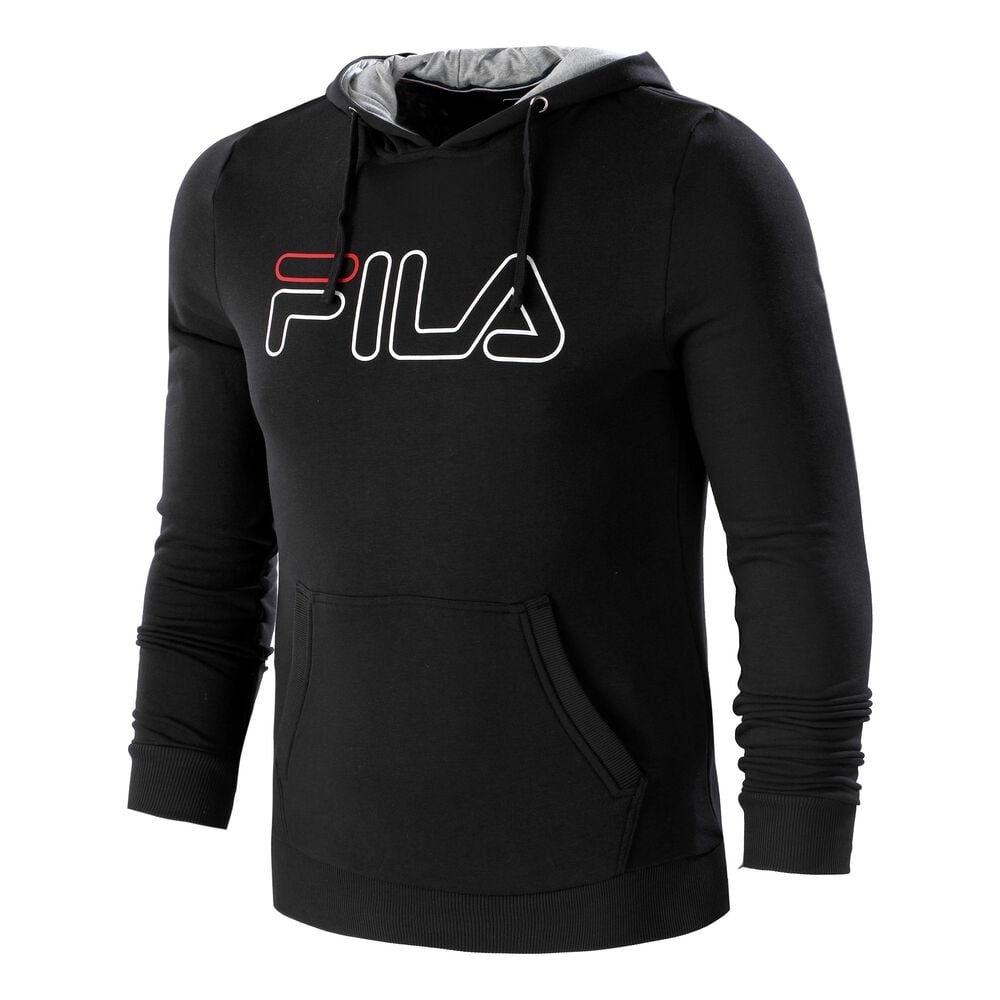 Fila William Sweat à Capuche Hommes - Noir , Blanc
