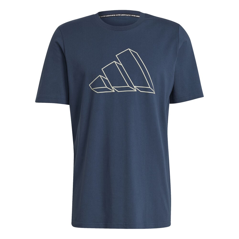 adidas Sportswear Graphic T-shirt Hommes - Bleu Foncé , Crème