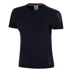 Vêtements Wilson Wilson Pro Seamless T-shirt Femmes-Bleu Foncé