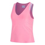 Vêtements De Tennis Lucky in Love Shimmer V-Neck Tank w/Bra