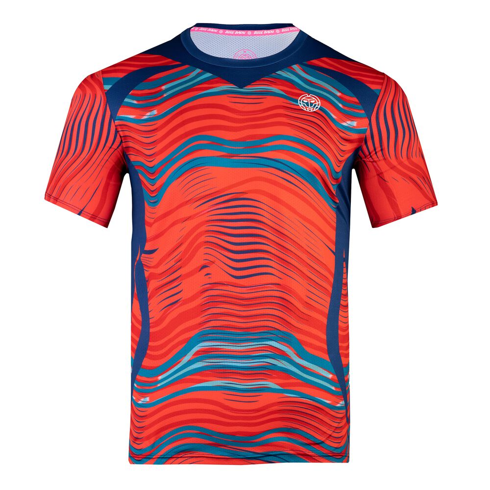 BIDI BADU Aamun Tech T-shirt Garçons - Rouge , Bleu Foncé