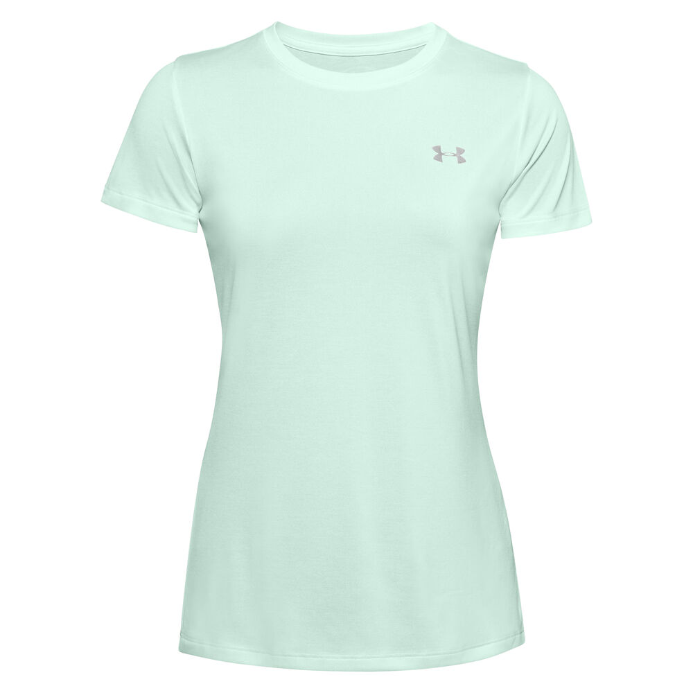 Under Armour Tech Crew - Twist T-shirt Femmes - Mint, Argent