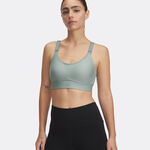Vêtements Under Armour Under Armour Infinity Mid 2.0 Soutien-gorge Sport Femmes-Vert