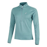 Vêtements ASICS ASICS Road Winter 1/2 Zip Mid Layer Maillot De Course Femmes-Sauge