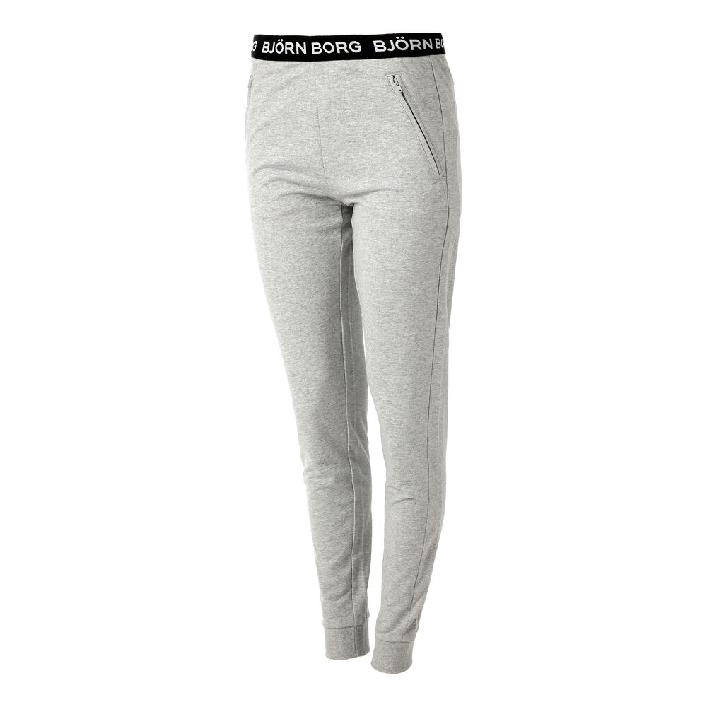 Björn Borg Logo Pantalon Survêtement Femmes - Gris Clair , Noir