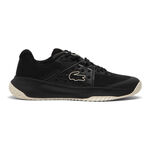 Chaussures de tennis Lacoste Lacoste Power Serve Chaussures Toutes Surfaces Femmes-Noir,Cr&egrave;me